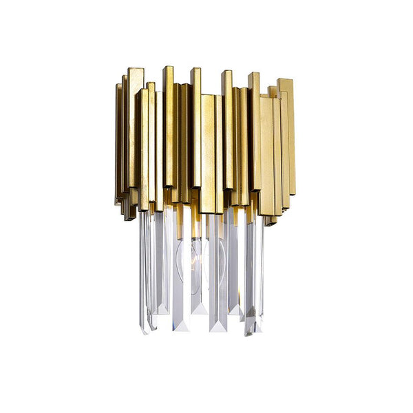1 Light Wall Light with Medallion Gold Finish - Neoluxe Lighting