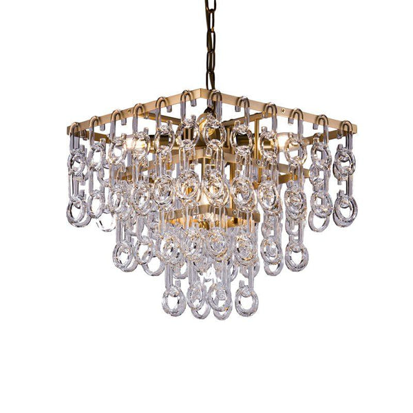 "Revolve" Collection 6 Lamp Crystal Chandelier - Neoluxe Inc.