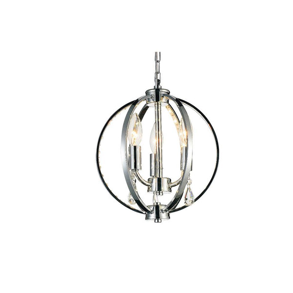 3 Light Up Mini Pendant with Chrome finish - Neoluxe Lighting