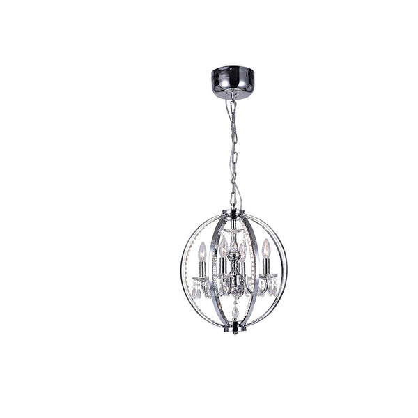4 Light Up Chandelier with Chrome finish - Neoluxe Lighting