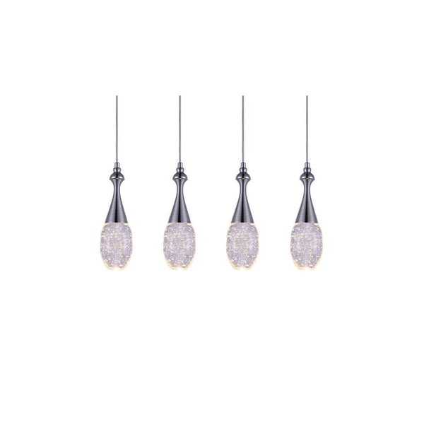 LED Multi Point Pendant with Chrome finish - Neoluxe Lighting