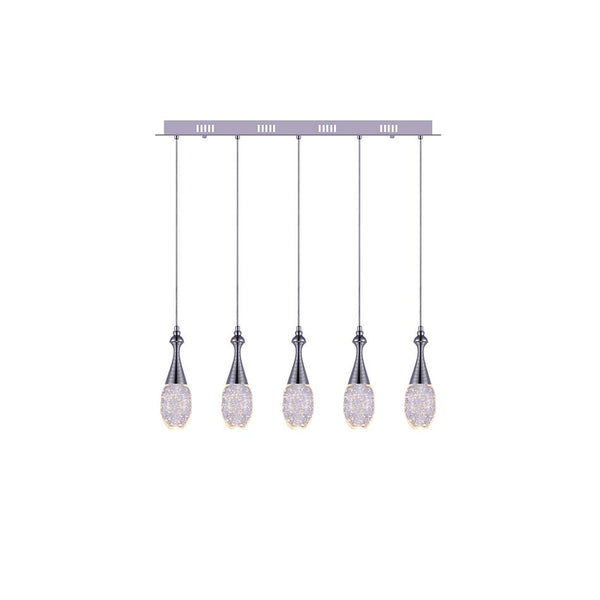 LED Multi Point Pendant with Chrome finish - Neoluxe Lighting