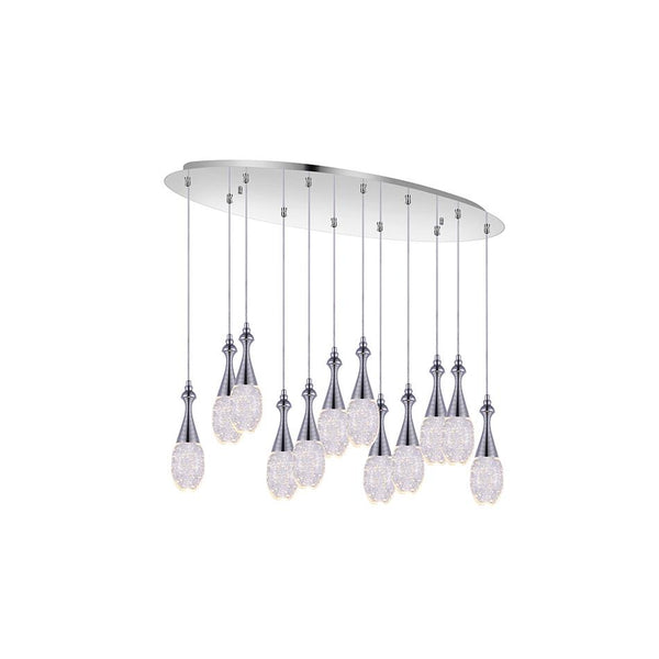 LED Multi Point Pendant with Chrome finish - Neoluxe Lighting