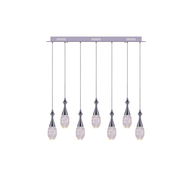 LED Multi Point Pendant with Chrome finish - Neoluxe Lighting