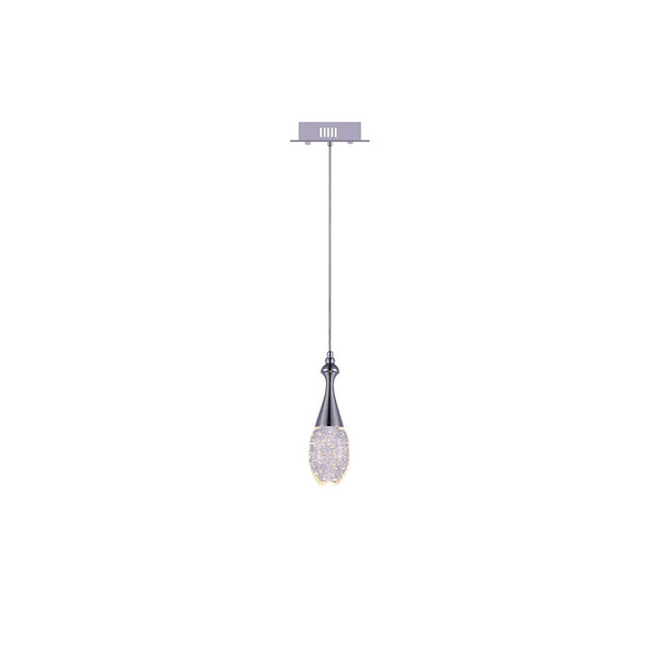 LED Down Mini Pendant with Chrome finish - Neoluxe Lighting