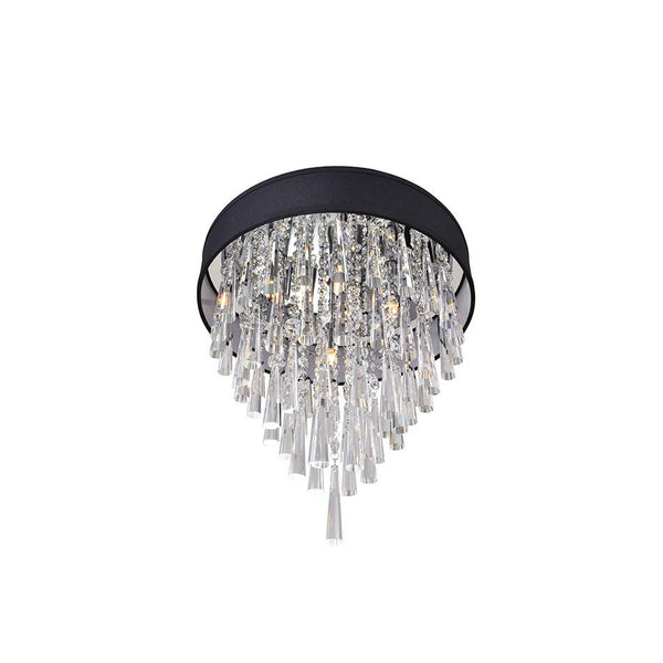 4 Light Drum Shade Flush Mount with Chrome finish - Neoluxe Lighting