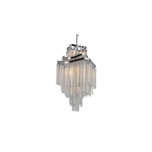 10 Light Down Chandelier with Chrome finish - Neoluxe Lighting
