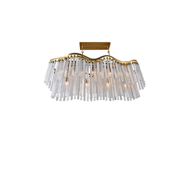 12 Light Down Chandelier with Gold finish - Neoluxe Lighting