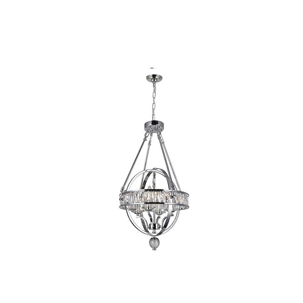 4 Light  Chandelier with Chrome finish - Neoluxe Lighting