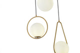 "Huno" 3-Light Brass Pendant ( C5 )