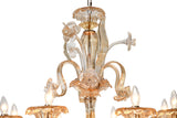 Murano "Cogito" 8-Light Cream Chandelier