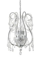"Lopo" 8-Light Chrome with Clear Crystal Chandelier