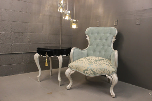 Single Seater Sofa/ green& white Sofa - Neoluxe Lighting