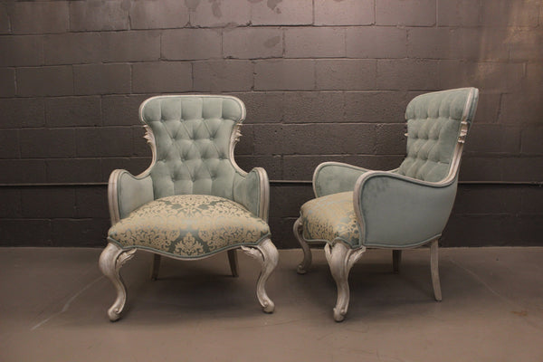 Single Seater Sofa/ green& white Sofa - Neoluxe Lighting